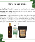 Guduchi Ayurveda Golden Beauty Trio: Kanaka Taila, Insta Glow, Multani Magic