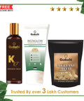 Guduchi Ayurveda Golden Beauty Trio: Kanaka Taila, Insta Glow, Multani Magic