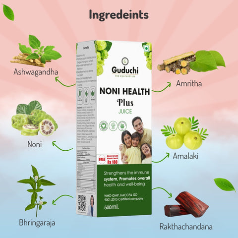 Guduchi Ayurveda Noni Health Plus Juice