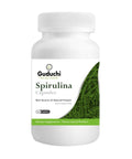 Guduchi Ayurveda Spirulina - 90 Capsules | Blue - Green Algae Oldest Living plant | More than 100 healthy & powerful Nutrients