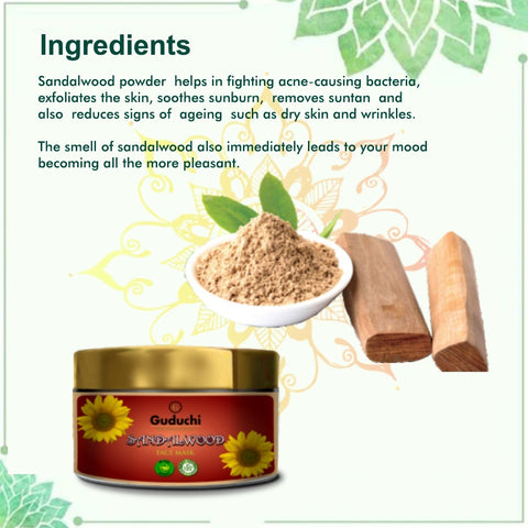 Guduchi Sandalwood Face Mask