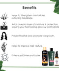 Hair Fall Defenders: Guduchi's Sukesham Oil, Anti Hairfall Shampoo & Bouncy Hair Serum Combo