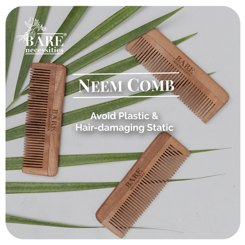 Handmade Neem Wooden Comb - Hair Care