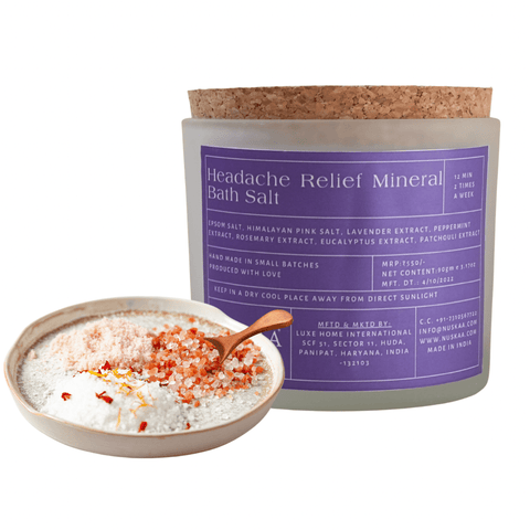 Headache Relief Aromatherapy Bath Salt