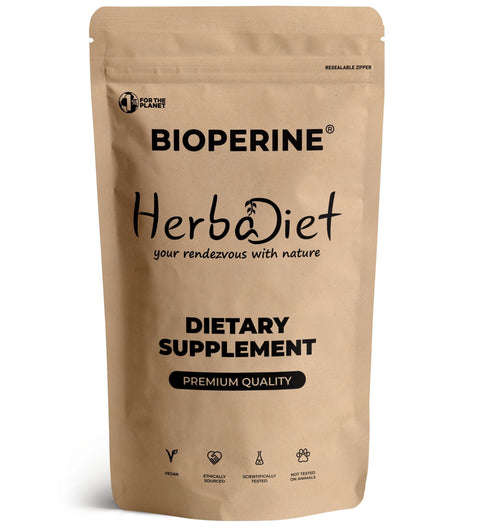 Herbadiet Bioperine 95% Powder to Boost Nutrients Uptake