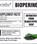 Herbadiet Bioperine 95% Powder to Boost Nutrients Uptake