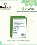 Herbal Handmade Aloe vera Bathing Soap for Moisturizing, Anti - Acne & Pimple Care 5*100gm