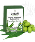 Herbal Handmade Neem,Tulsi & Aloevera Bathing Soap, Highly Recommended for Oily skin - 5*100gm