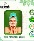 Herbal Handmade Neem,Tulsi & Aloevera Bathing Soap, Highly Recommended for Oily skin - 5*100gm