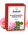 Herbal Handmade Rose Bathing Soap for Soft Skin & Oil Balance 5*100gm