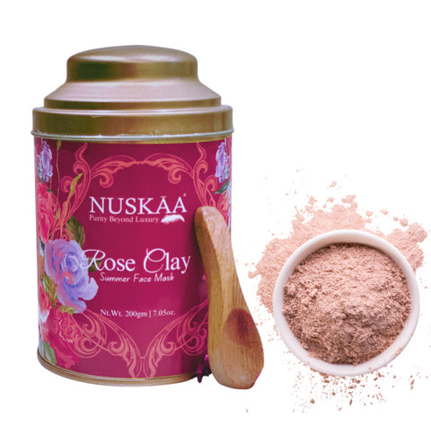 Rose Clay Summer Face Mask