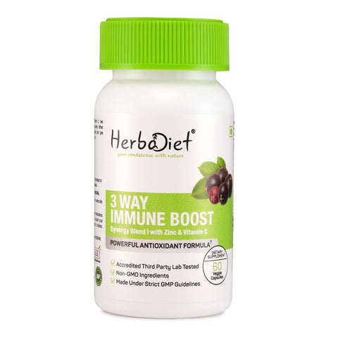 Immune System Support with Elderberry, Vitamin C & Zinc