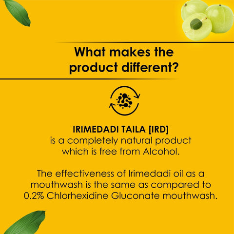 Irimedadi[IRD] Mouth Rinse for Instant Fresh Breath | Alcohol Free | No Bitter Taste