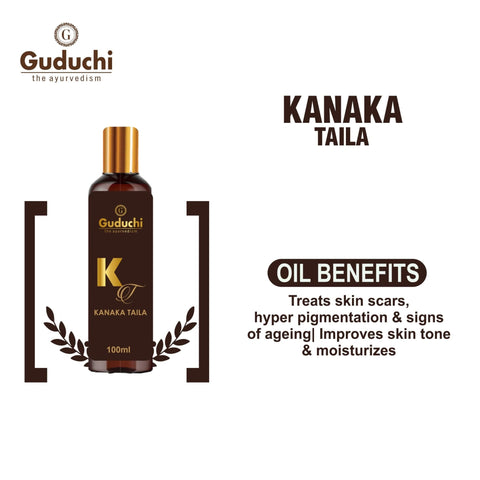 Kanaka Taila for Pigmentation and dark circles under the eyes |for Men & Women | For All Skin types -100ml
