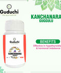 Kanchanar Guggulu | Effective in hypothyroidism & hormonal imbalance - 40 Pills