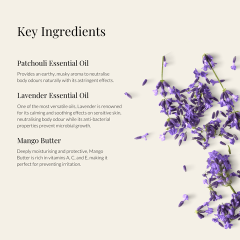 Lavender Patchouli Deodorant