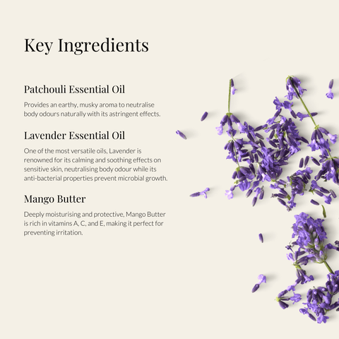 Lavender Patchouli Deodorant