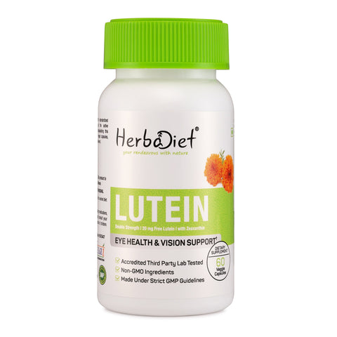 Lutein with Zeaxanthin Marigold Extract Supplement for Eye Health & Vision