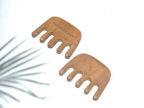 Neem Wood Massager Comb (Small) - Pack of 2