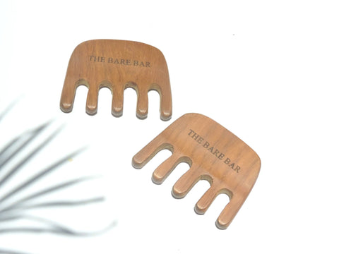 Neem Wood Massager Comb (Small) - Pack of 2