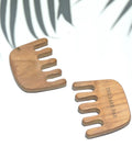 Neem Wood Massager Comb (Small) - Pack of 2