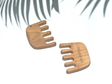 Neem Wood Massager Comb (Small) - Pack of 2