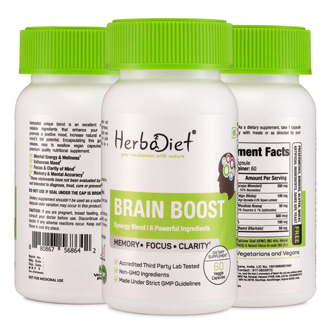 Nootropics Brain Booster Supplement for Focus, Memory & Concentration