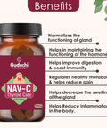 One month Hypothyroid regime to overcome the symptoms of hypothyroid, contains NAV - C natural tablets and G2O water mix (Nav - c 120 tablets - 1, G20 water mix 250gm - 1).