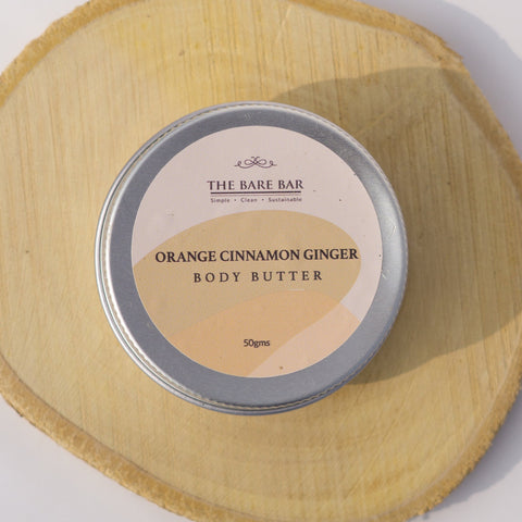 ORANGE CINNAMON GINGER BODY BUTTER - 50gm