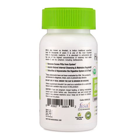 Organic Amla Indian Gooseberry Amalaki Supplement