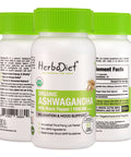 Organic Ashwagandha Root Powder Herbal Supplement