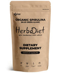 Organic Spirulina Nutrient Dense Superfood Powder Supplement