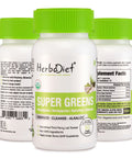 Organic Super Greens Superfood for Energy Boost & Detox