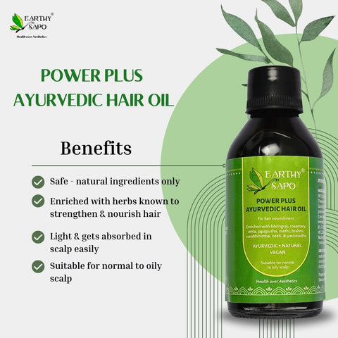 Power Plus Ayurvedic Hair oil, 100 ml