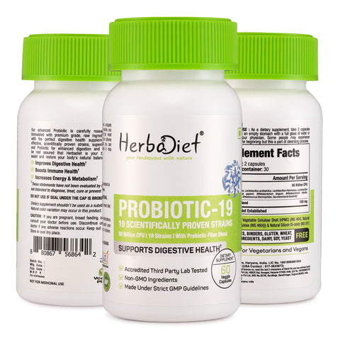 Probiotic Blend Lactobacillus 50 Billion CFU/g Fiber Capsules