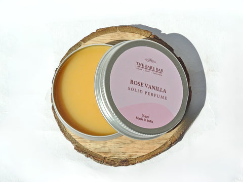 Rose Vanilla Solid Perfume - 50gm