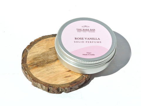 Rose Vanilla Solid Perfume - 50gm