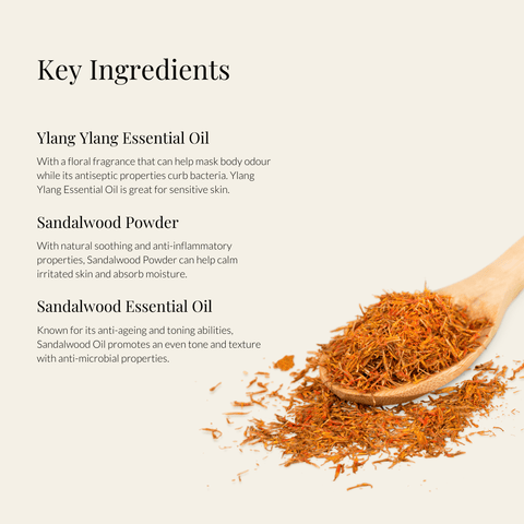 Sandalwood Ylang Ylang Deodorant