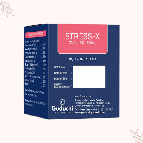 Stress–x capsule| Stress reliever| Balances the hormonal functions of the body