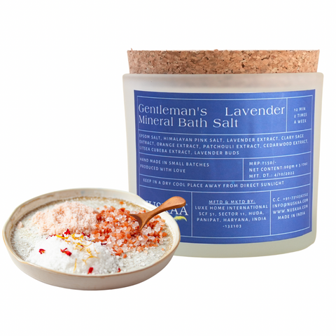 Gentleman's Lavender Aromatherapy Bath Salt