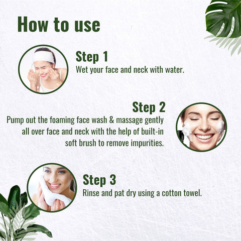 VITAMIN C FOAMING FACE WASH FOR SKIN BRIGHTENING