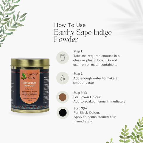 Indigo Leaf Powder, 200g