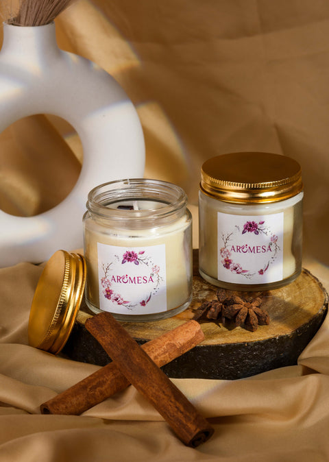 Winter Spice - Scented Soy Candle | Clove, Orange, Cinnamon and Peppermint